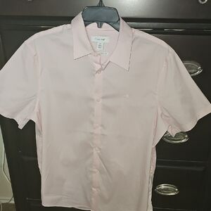Calvin Klein Men's Pink Shirt